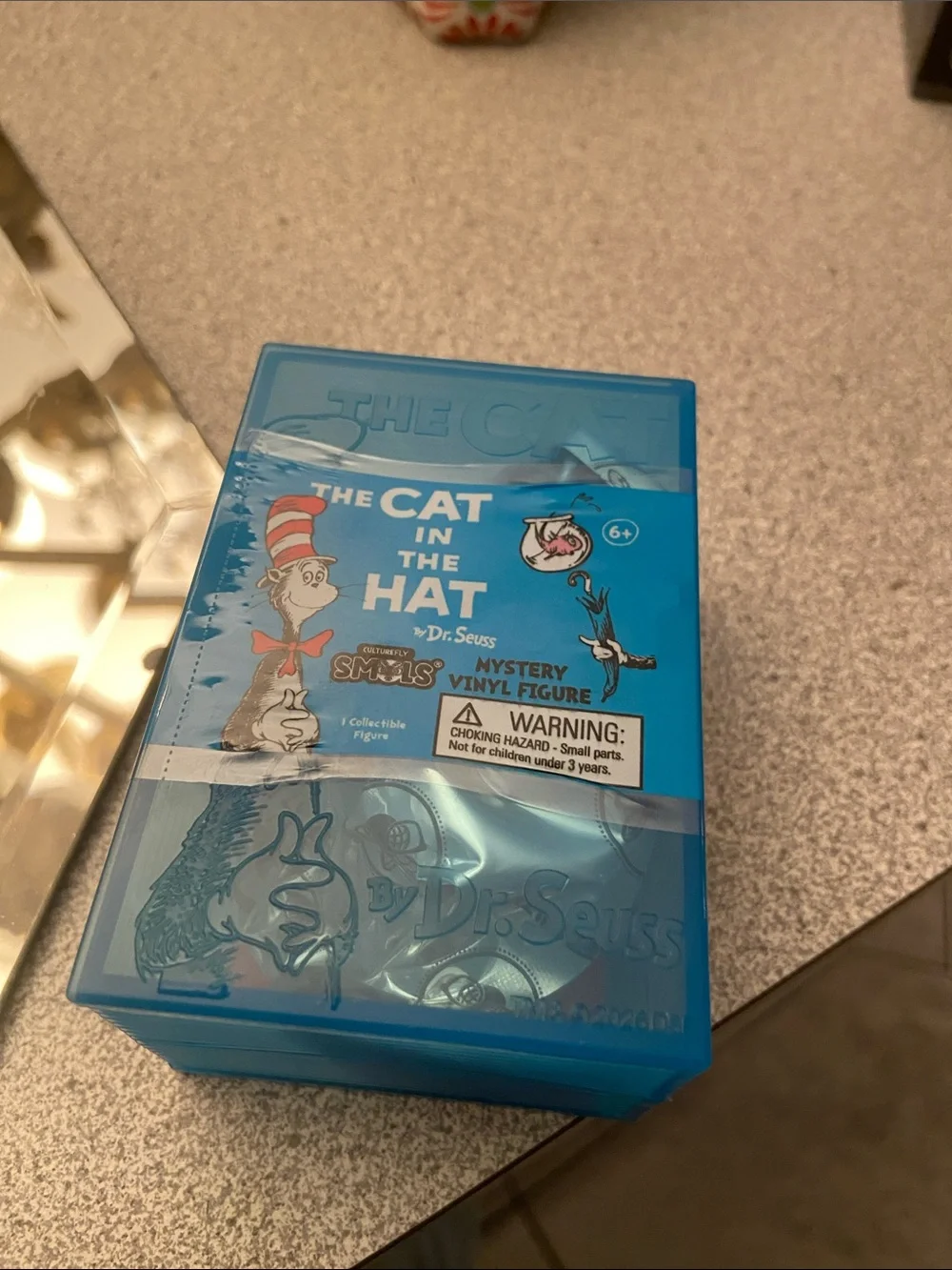 Dr. Seuss Cat in the Hat Mystery Vinyl Figure - Blue Packaging